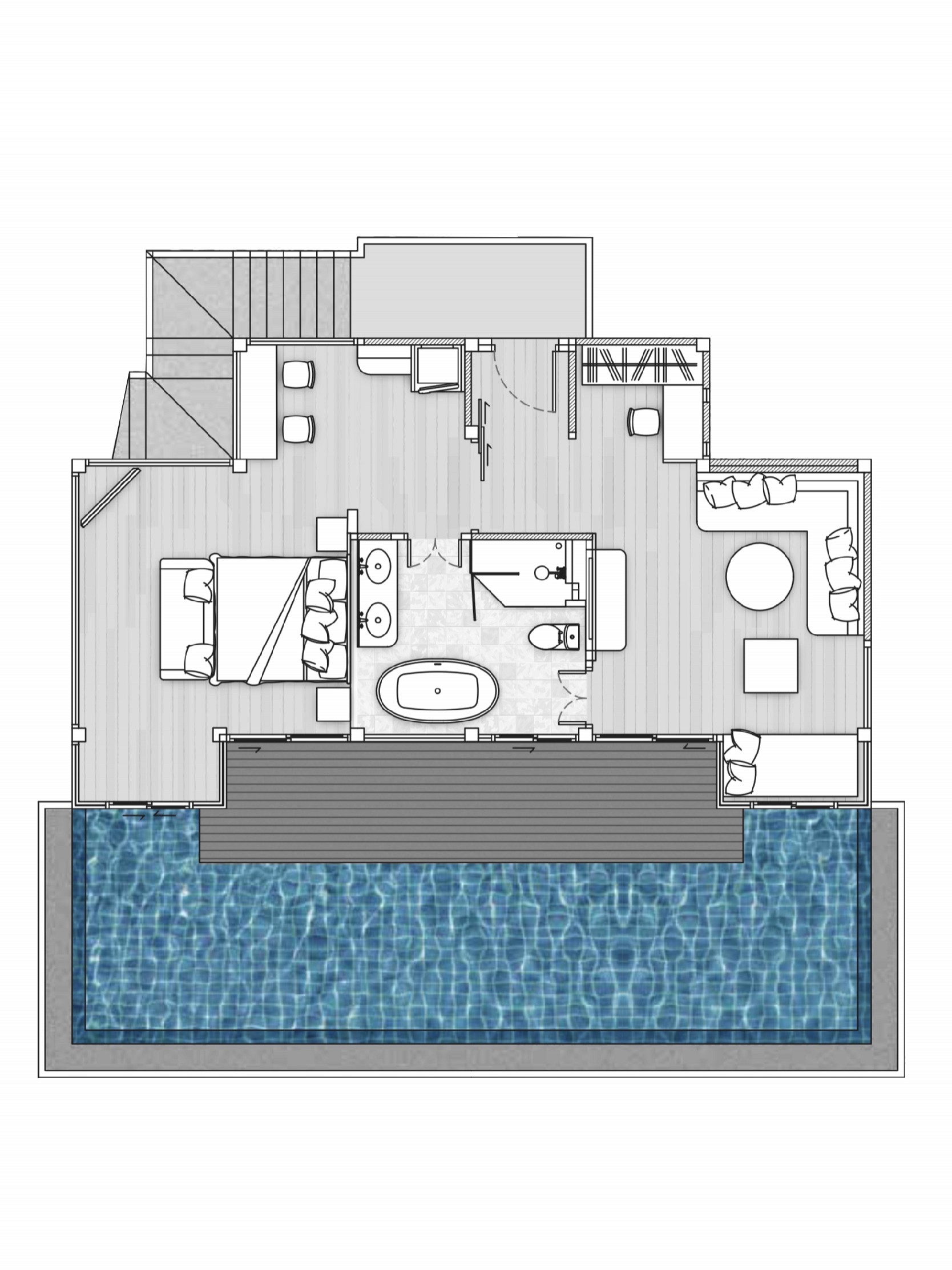 Floor Plan Sky Pool Villa